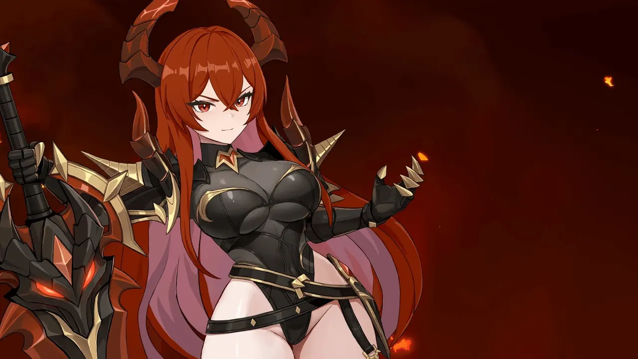 Dvalin, Flameforged Dragon Princess, official art from Dragon Traveler