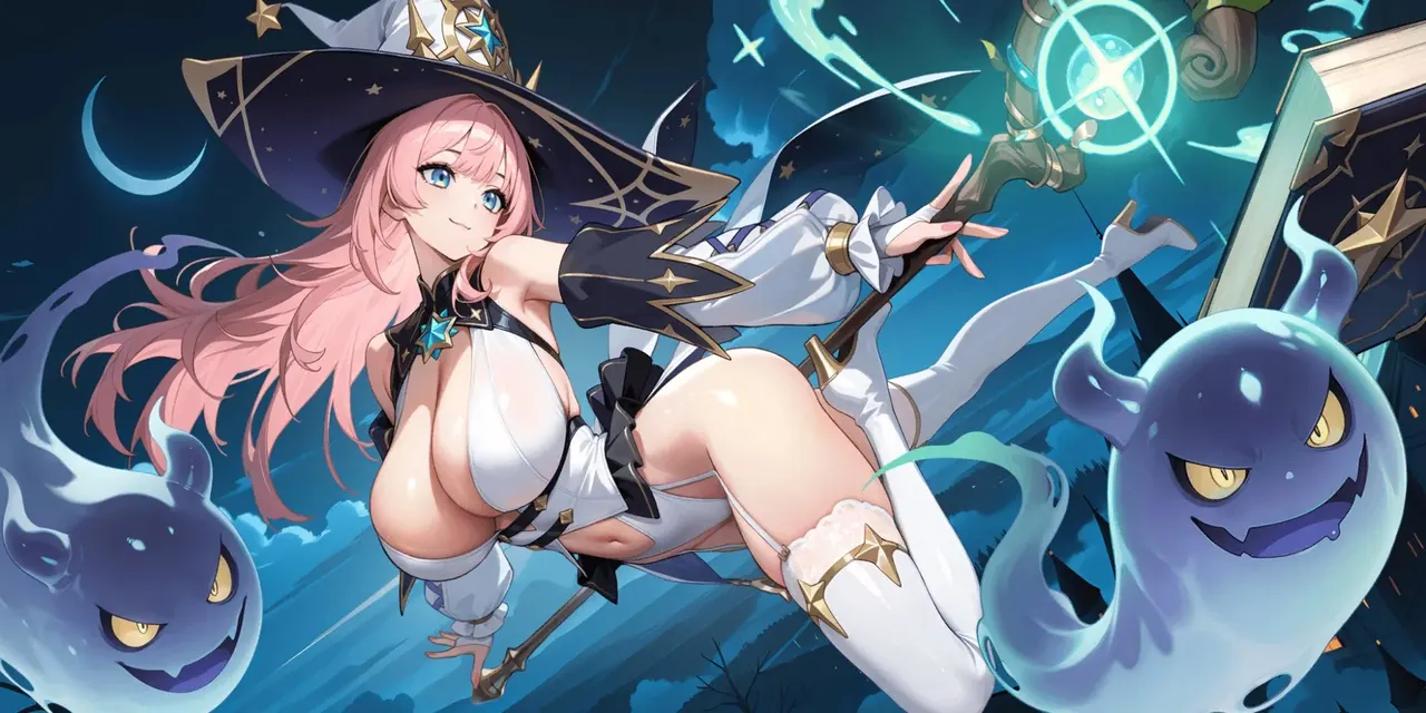 Morgana, Starlight Witch, official art from Dragon Traveler