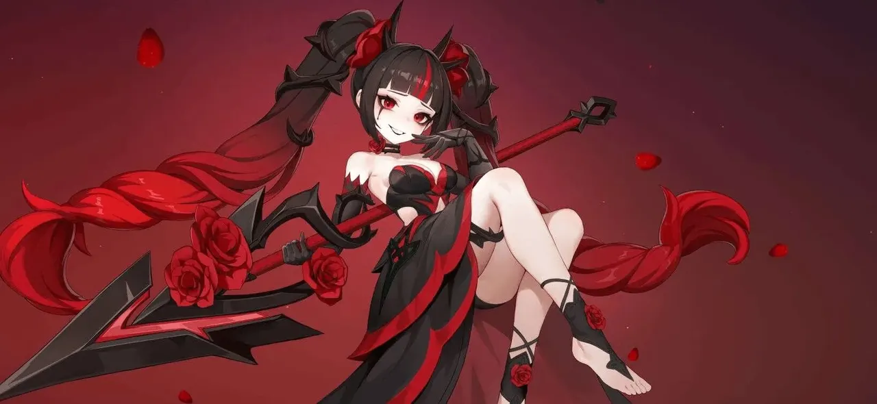 Ningrose, Corrupted Bloom, official art from Dragon Traveler